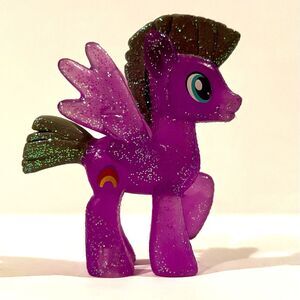 My Little Pony Wave 10 Rainbow Swoop Pony Glitter 2 in Purple Blind Bag 2014 MLP